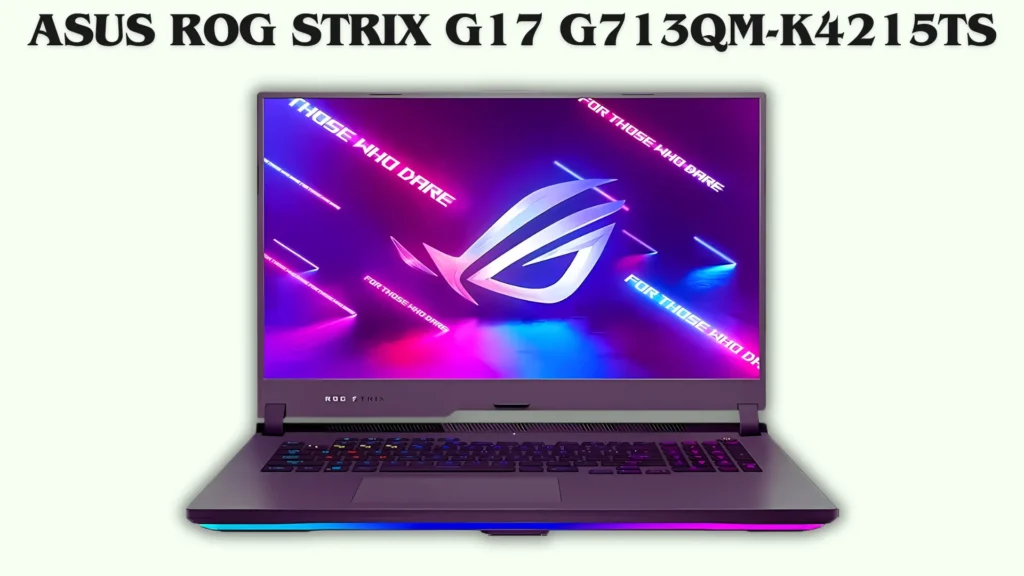 Asus ROG Strix G17 G713QM-K4215TS Laptop