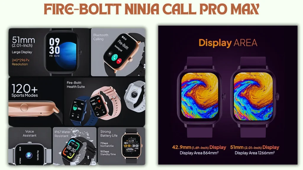 Fire-Boltt Ninja Call Pro Max